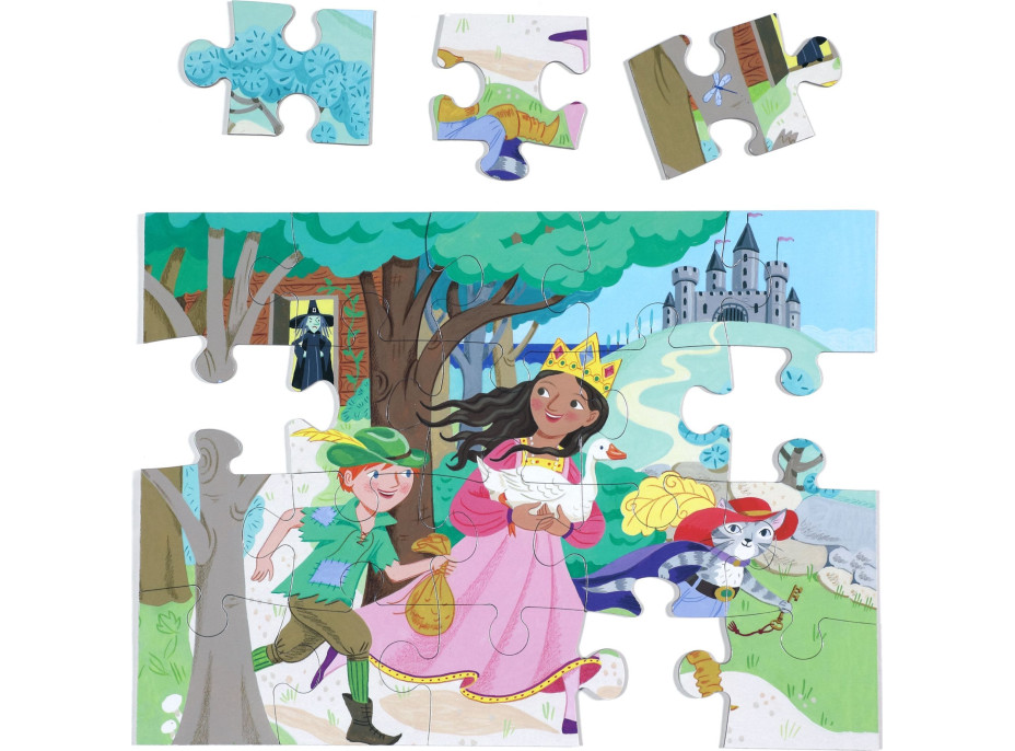 EEBOO Puzzle Princeznino dobrodružstvo 20 dielikov