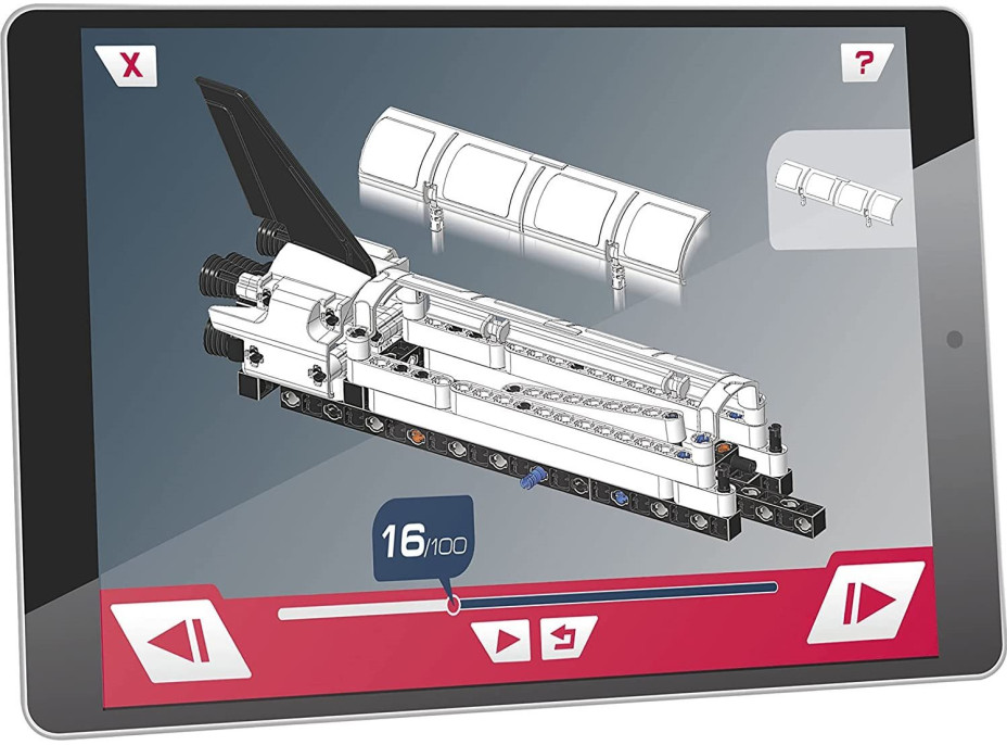 CLEMENTONI Science&Play Mechanické laboratórium NASA Vznášajúci sa raketoplán