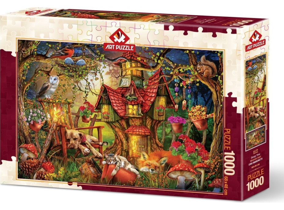 ART PUZZLE Puzzle Čas spánku 1000 dielikov