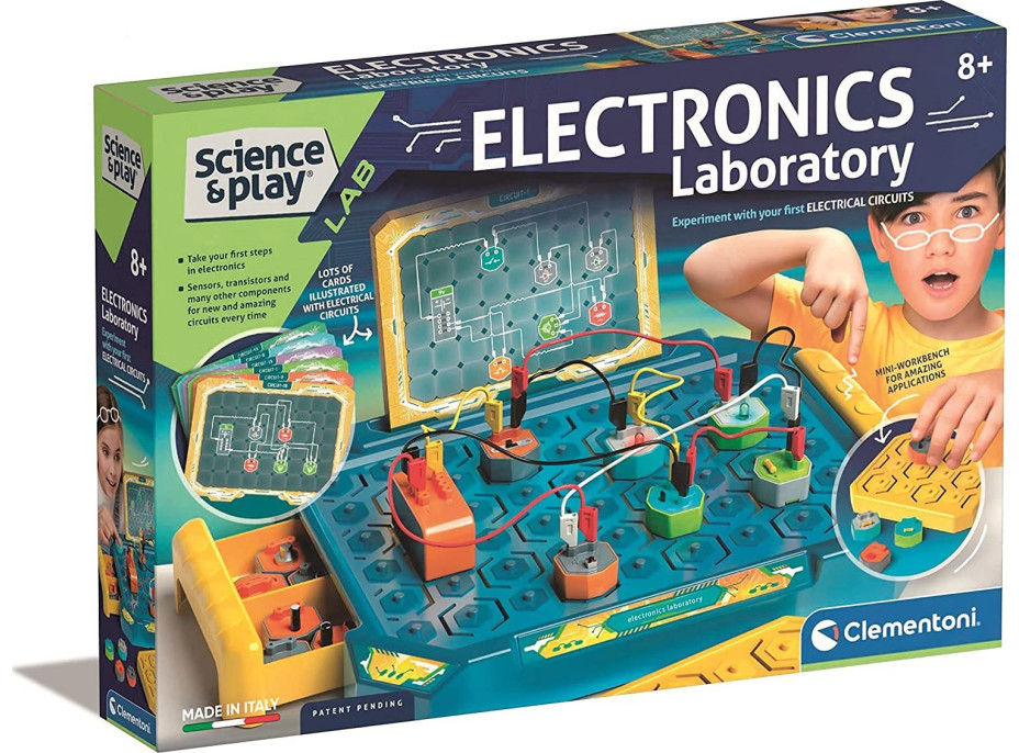 CLEMENTONI Science&Play Elektronické laboratórium: Elektrické obvody