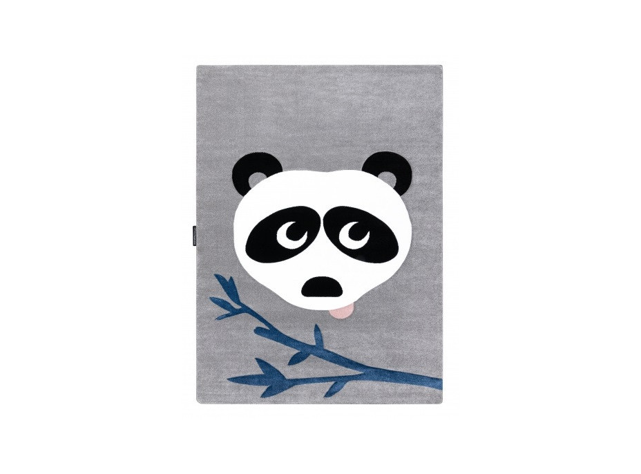 Detský kusový koberec Petit Panda grey