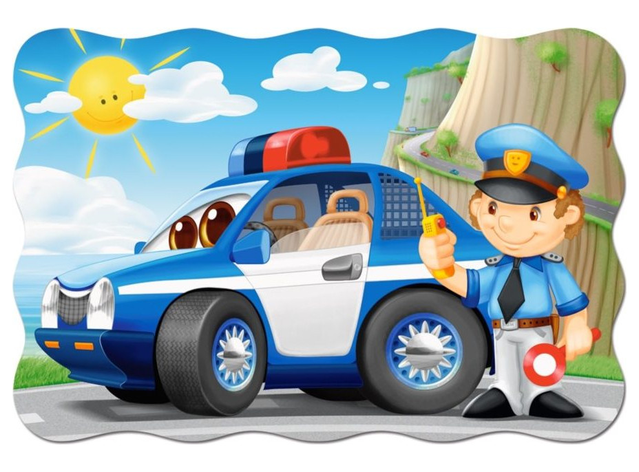 CASTORLAND Puzzle Policajná hliadka MAXI 20 dielikov