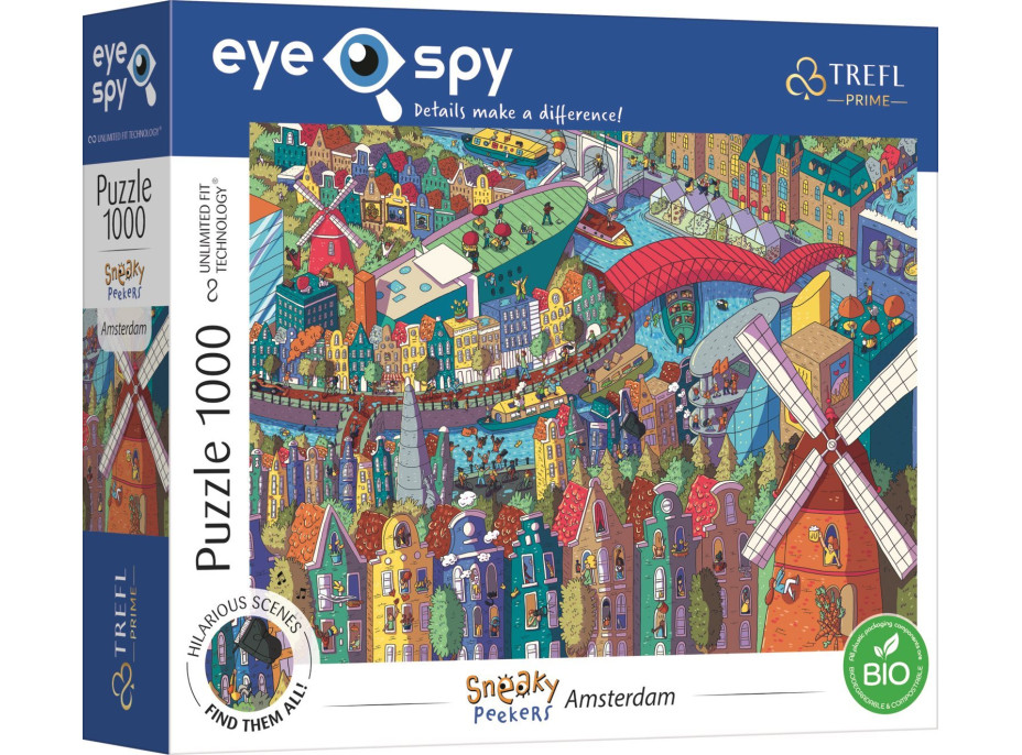 TREFL Puzzle UFT Eye-Spy: Amsterdam 1000 dielikov